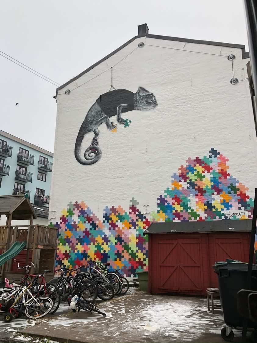 Mural u Norveškoj